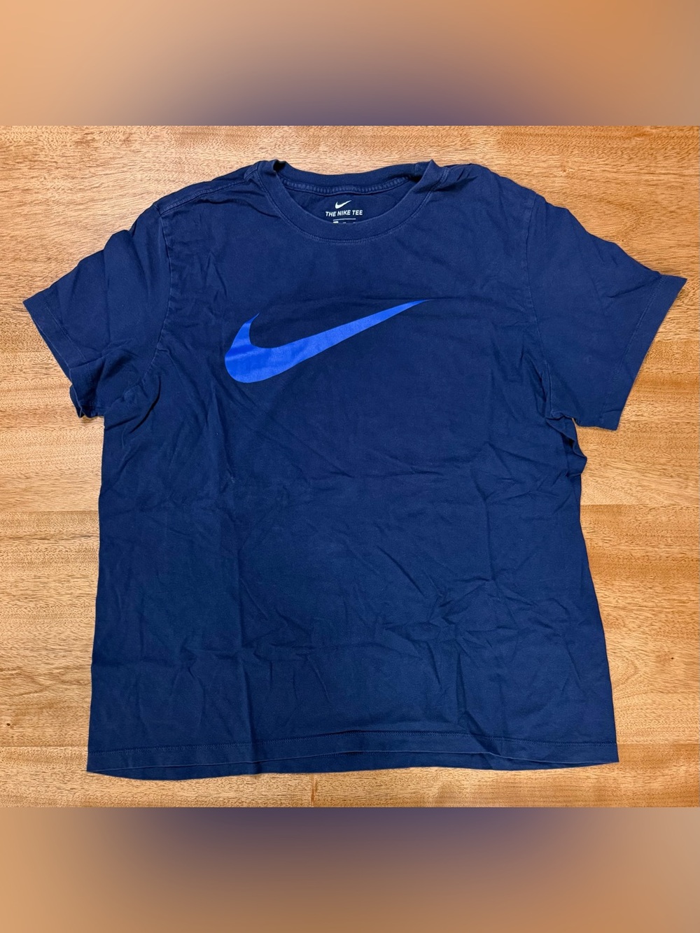Nike - Men’s “The Nike Tee” Short Sleeve T-Shirt | Dark Blue | Size XL